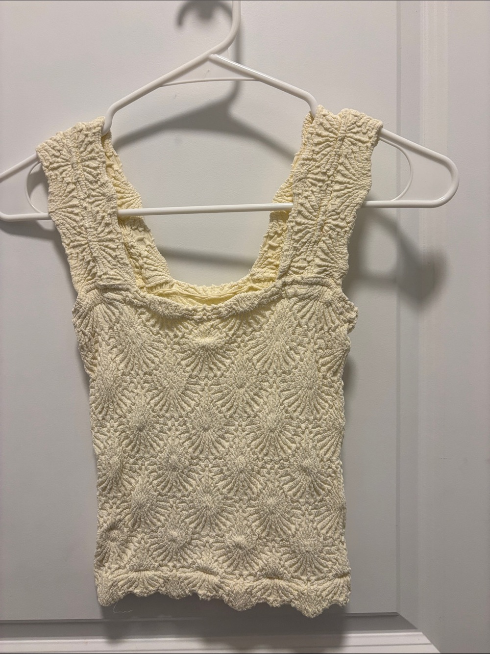 Free People Tank Ivory XS